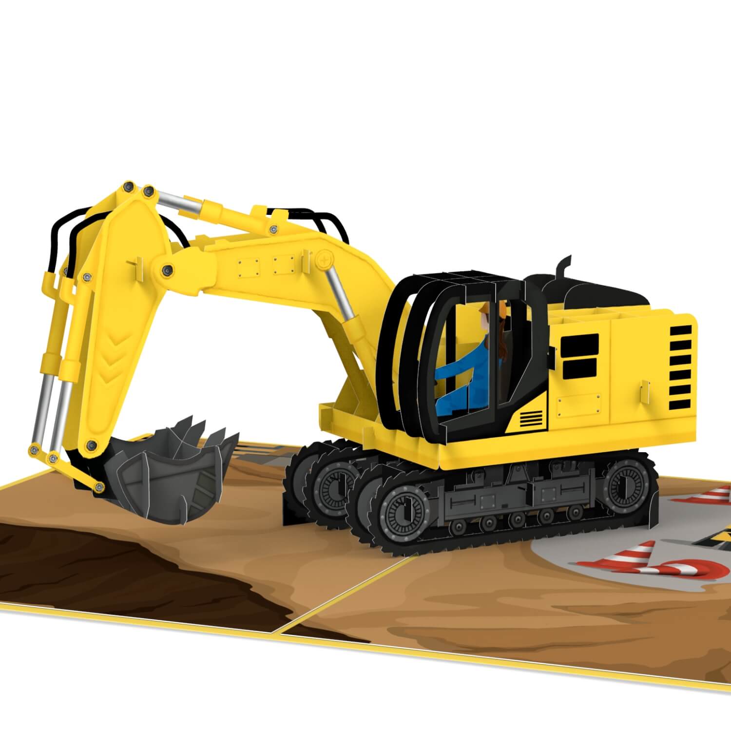Carte pop-up Bagger