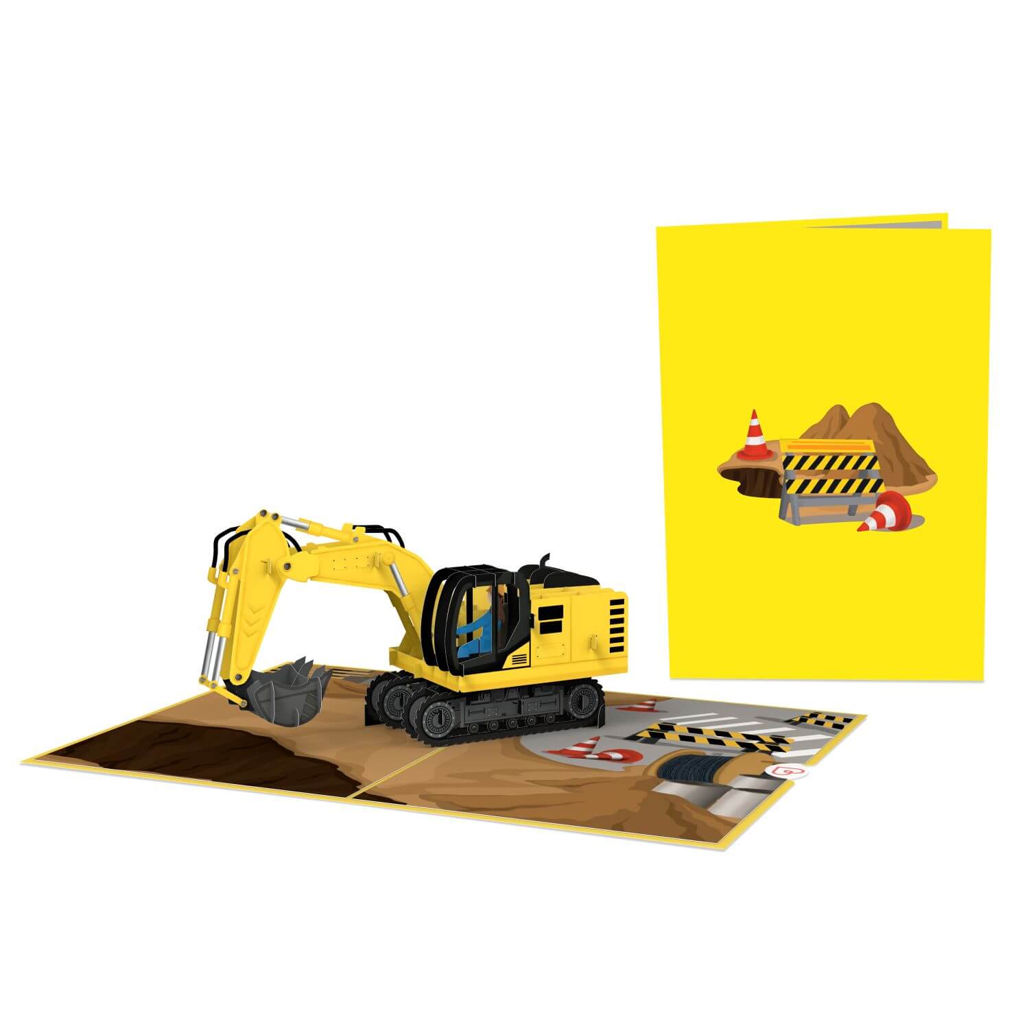 Carte pop-up Bagger
