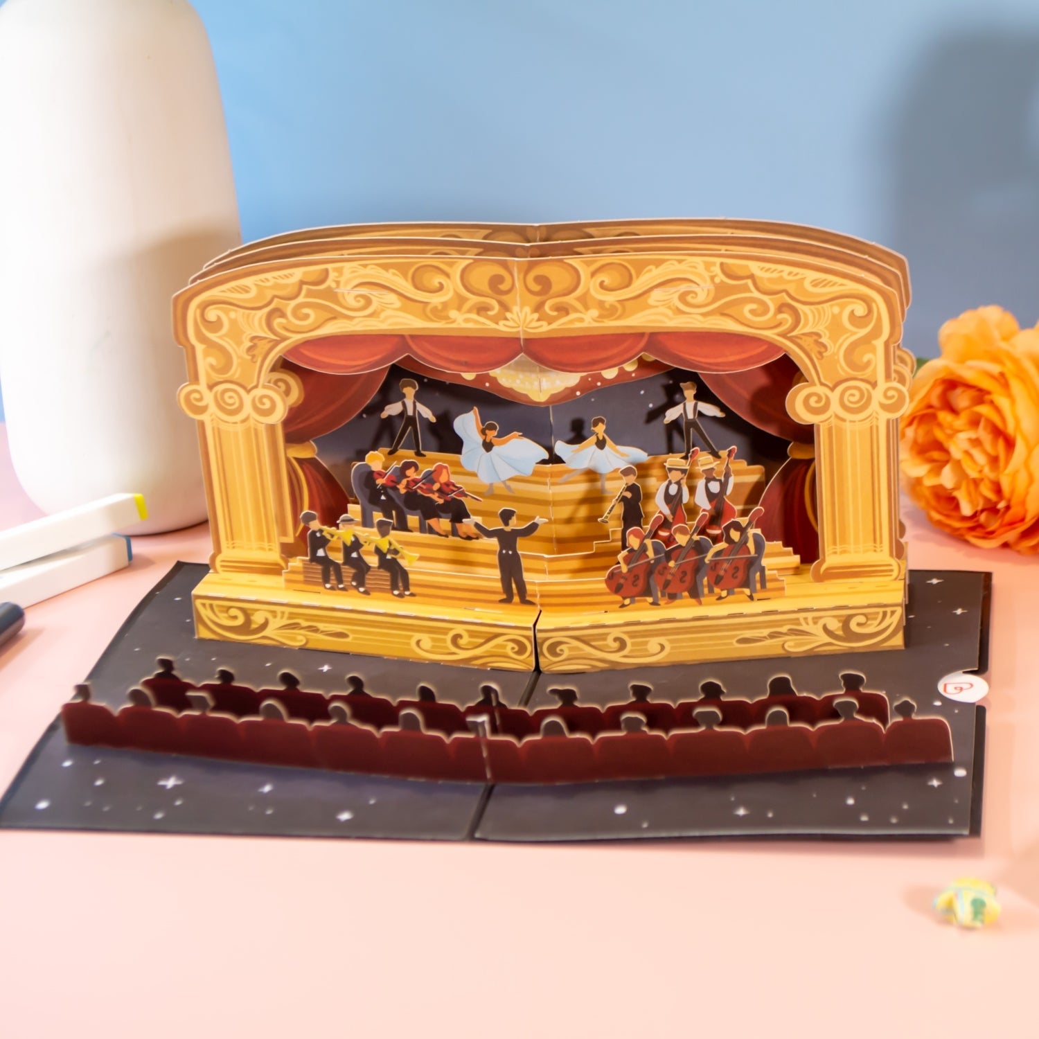 Carte Pop-Up Théâtre