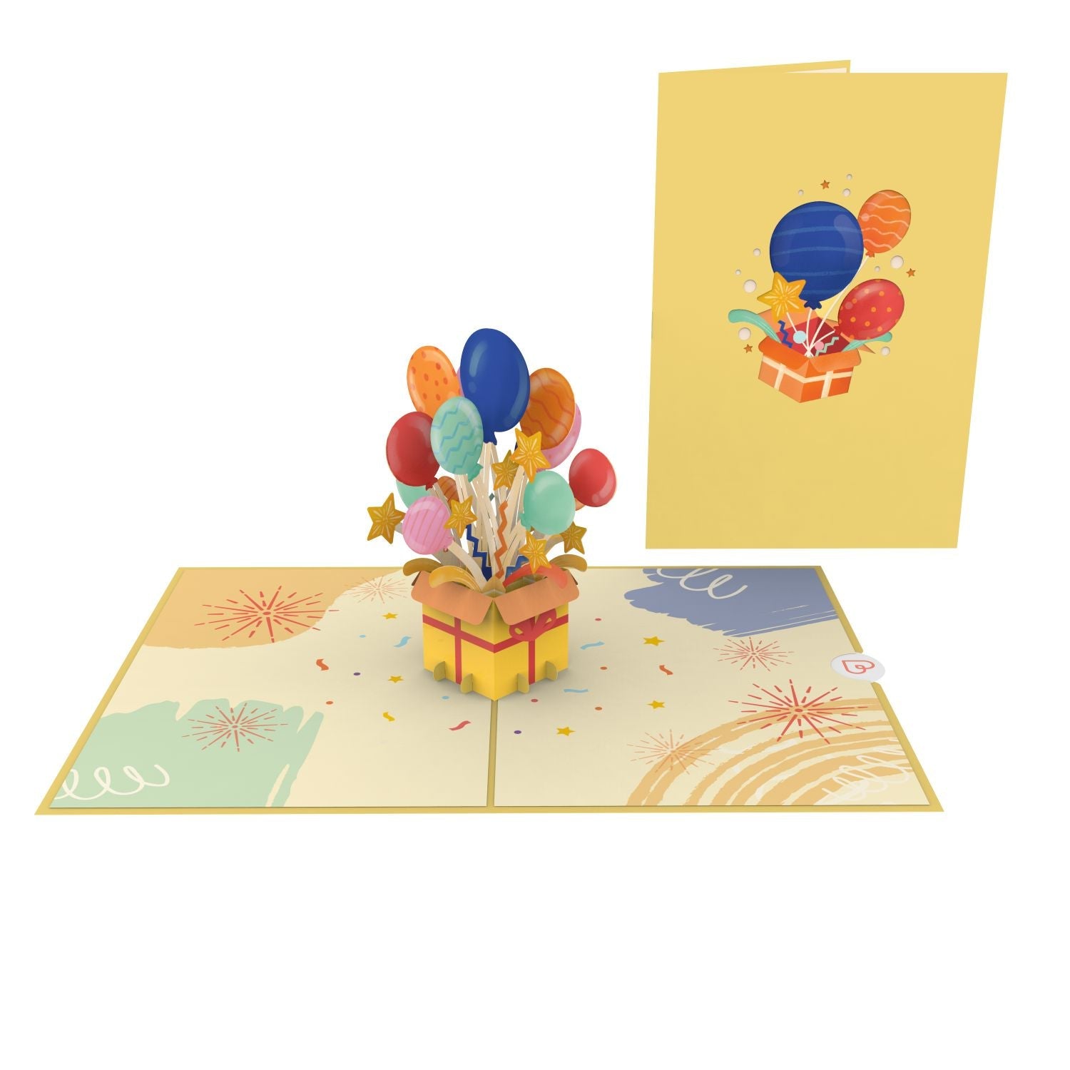 Carte pop-up pour coffret cadeau