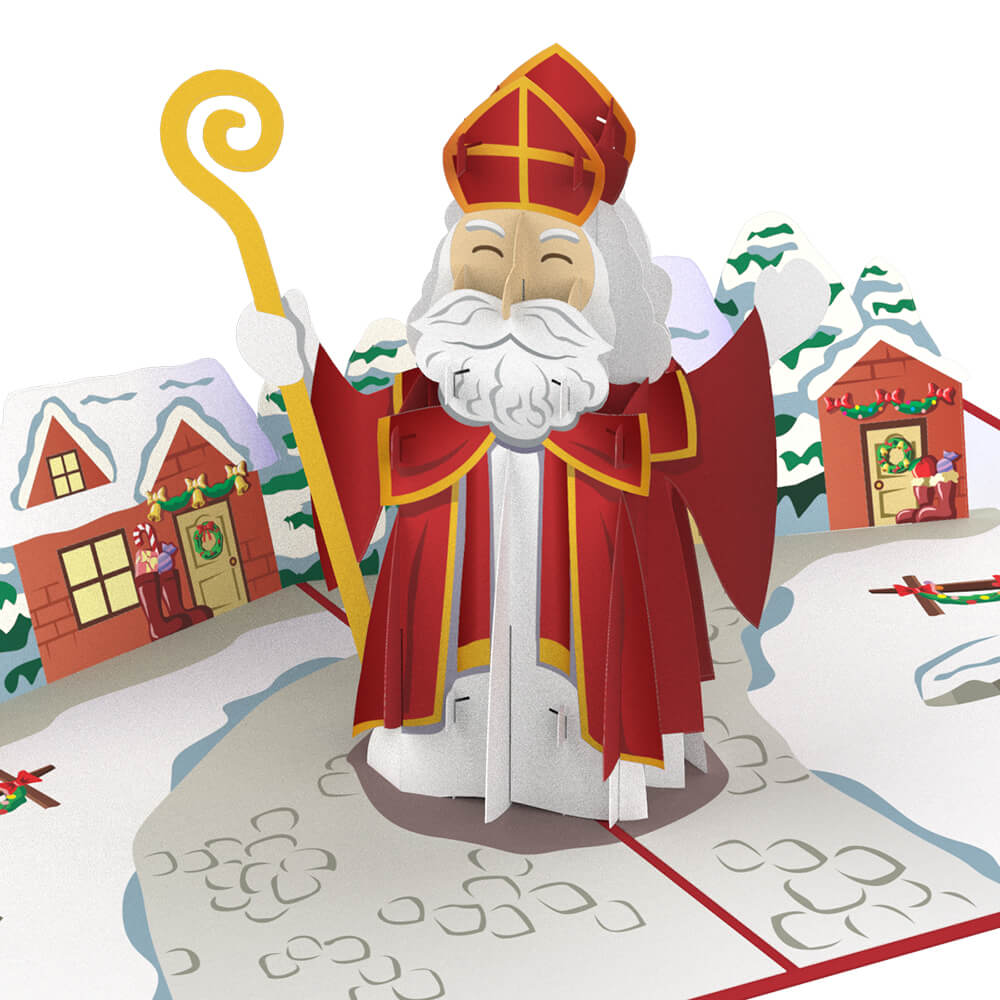 Carte pop-up du Père Noël
