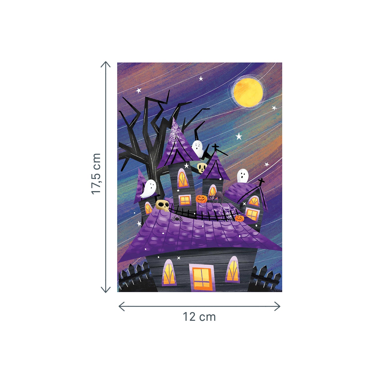 Halloween Geisterhaus Pop-Up Karte