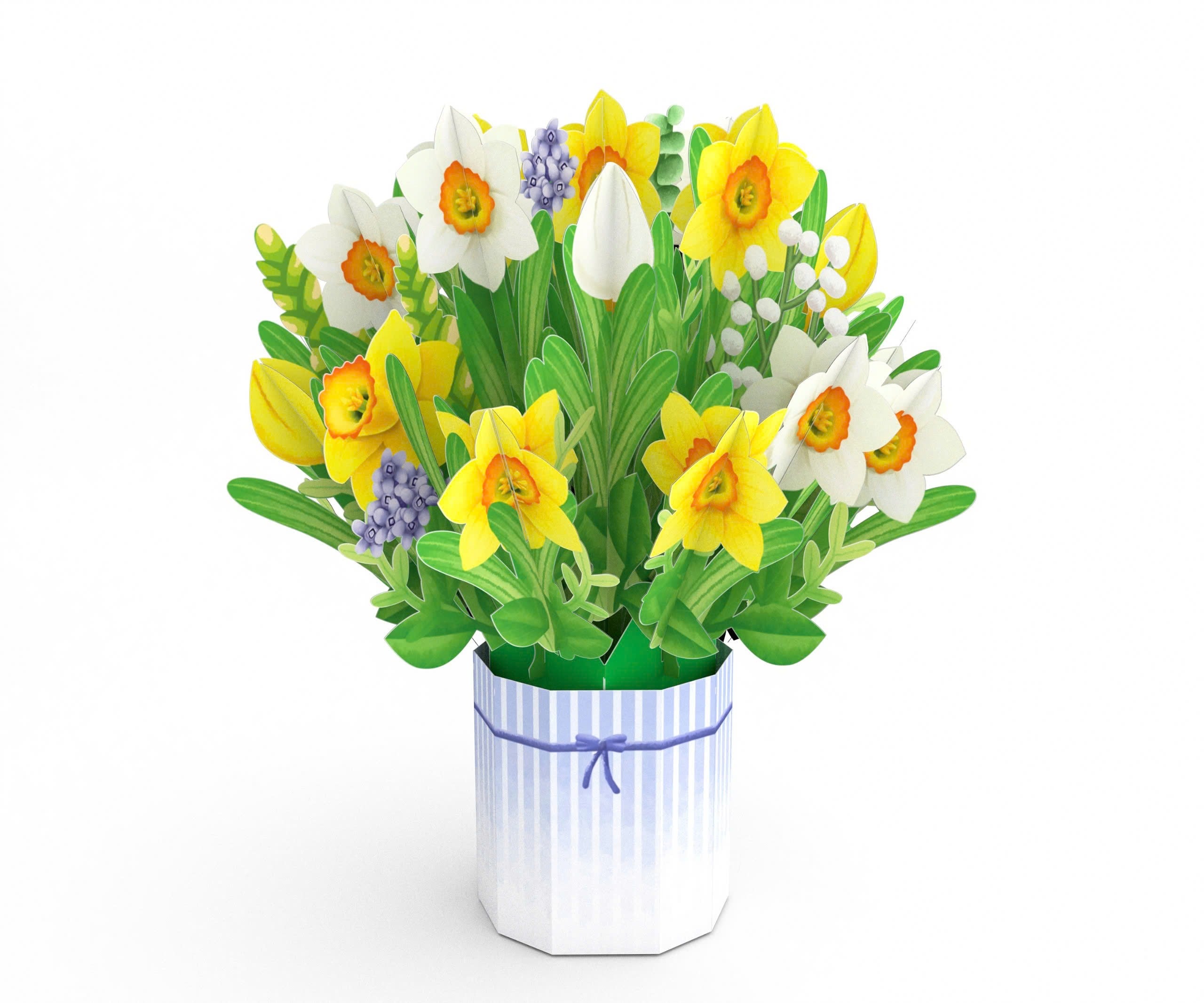 Osterglocken Pop-Up Blumenstrauß