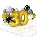 Carte pop-up 30ème anniversaire