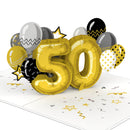 Carte pop-up 50e anniversaire