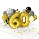 Carte pop-up 60e anniversaire