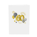 Carte pop-up 60e anniversaire