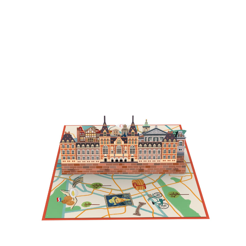 Amsterdam Pop-Up Karte