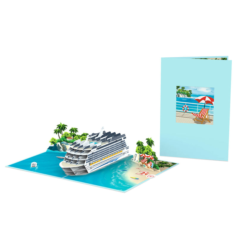 Carte pop-up pour bateau de croisière