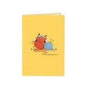 Niedliche Katzen Pop-Up Karte