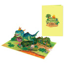 Dinosaurier Pop-Up Karte