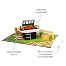 Carte pop-up pour barbecue à gaz