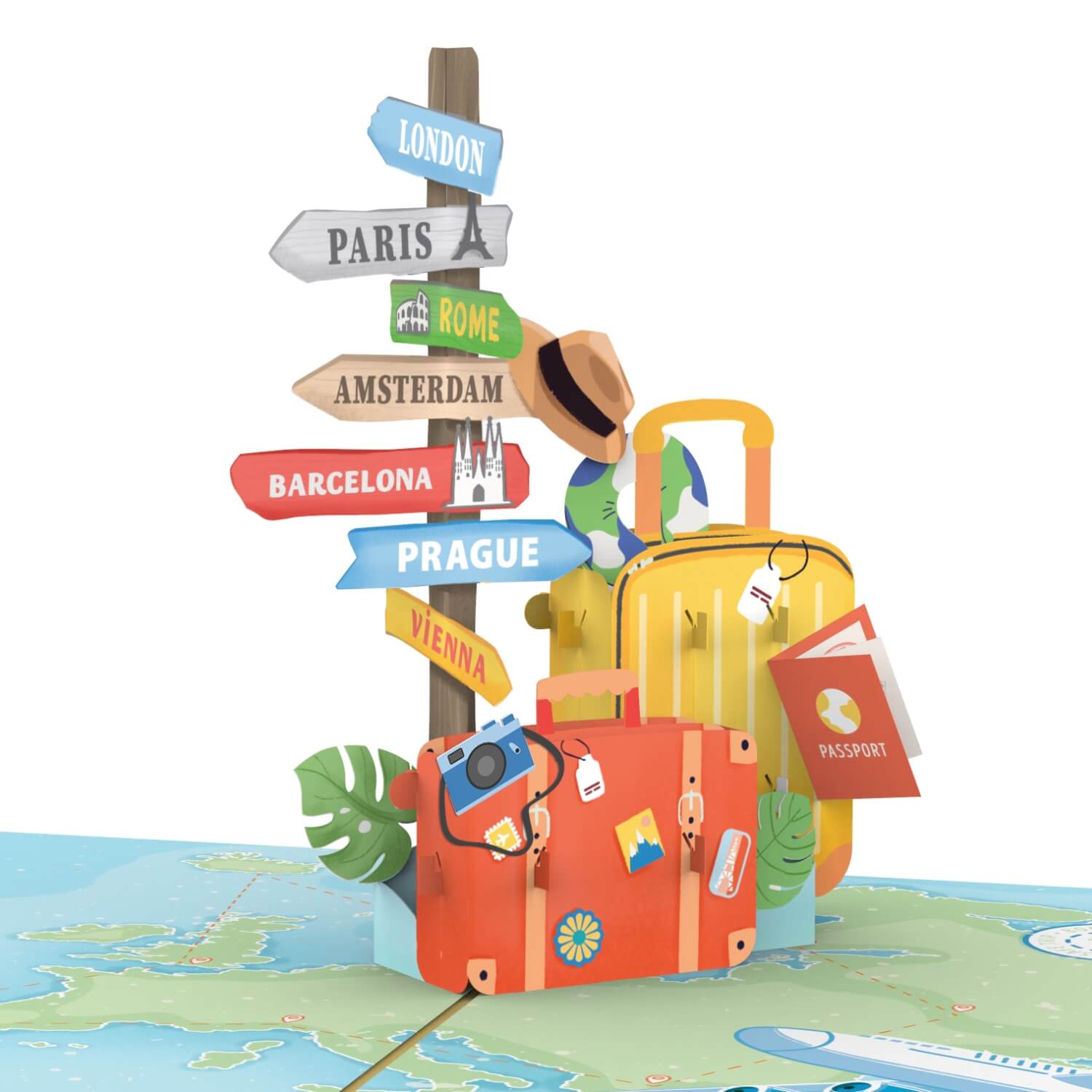 Carte pop-up Bon voyage