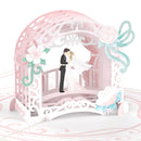 Carte pop-up des nouveaux mariés