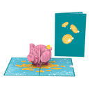 Sparschwein Pop-Up Karte