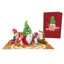 6er Set Pop-Up Karten "Weihnachtsgrüße für Freundinnen"