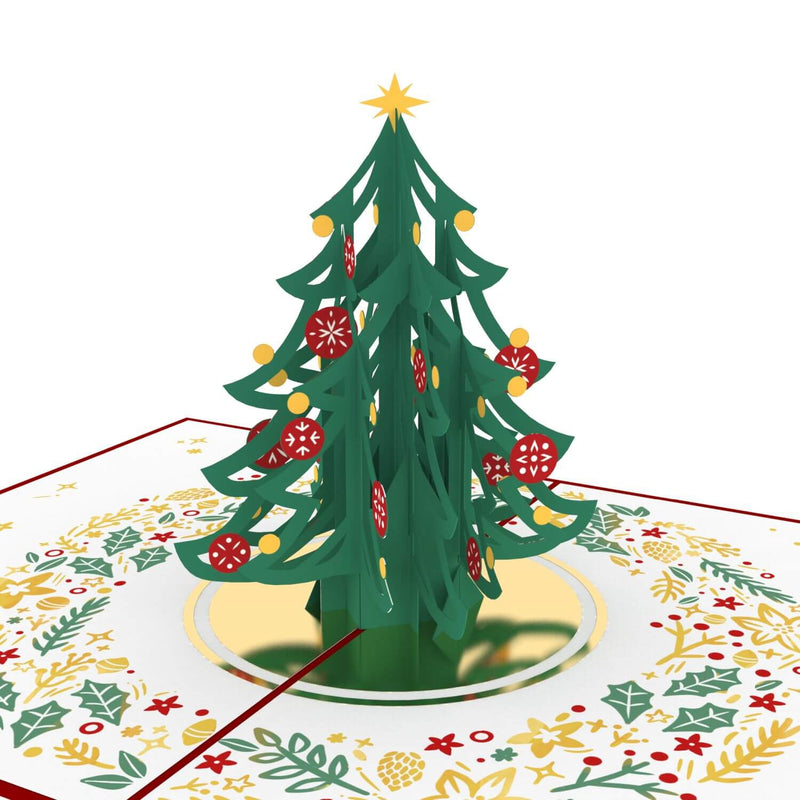 Carte pop-up sapin de Noël