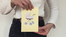 Poussette avec carte pop-up bébé