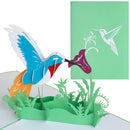 Carte Pop-Up Colibris