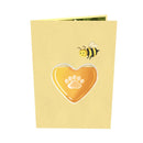 Carte pop-up pique-nique ours