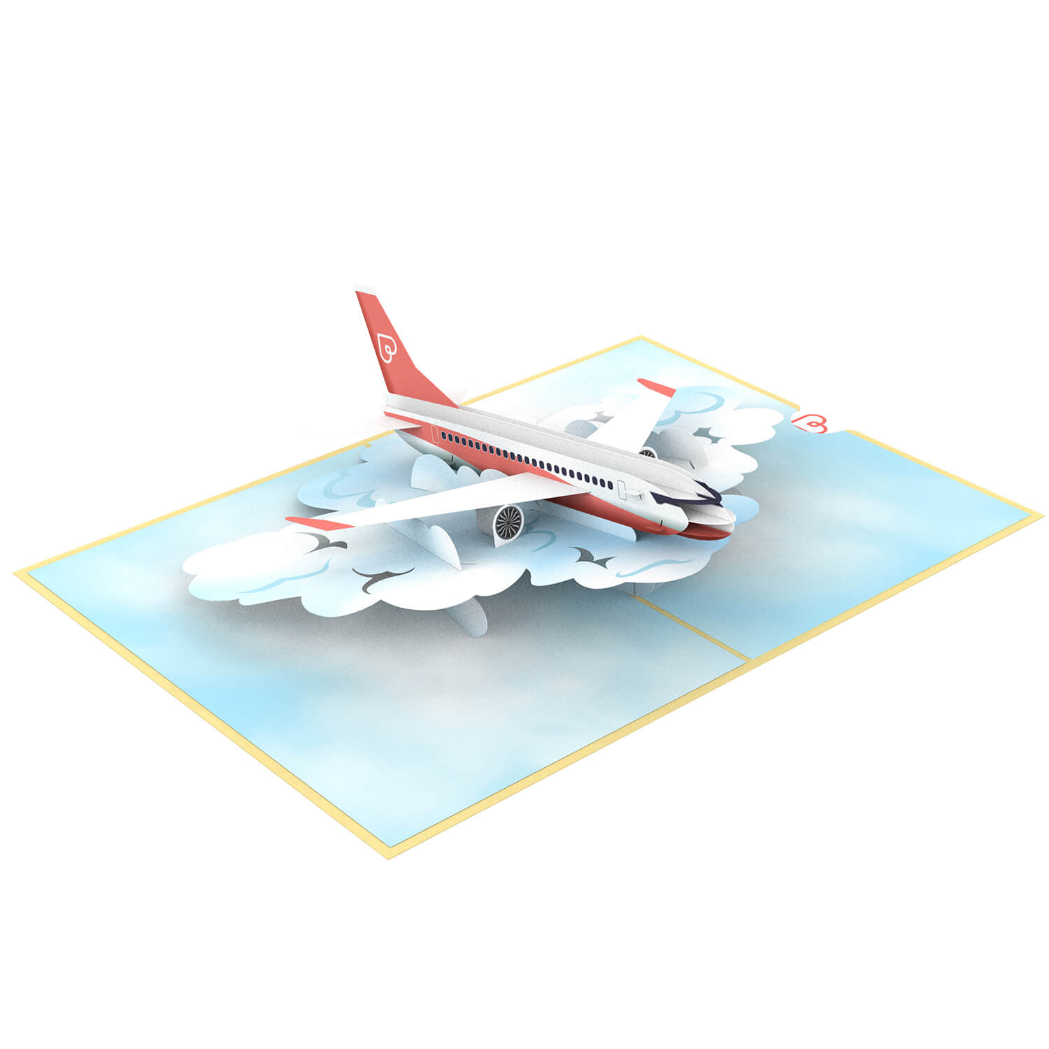 Carte pop-up avion