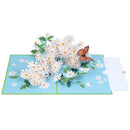 Carte pop-up Marguerite avec papillon