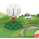 Carte pop-up de balle de golf