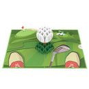 Carte pop-up de balle de golf