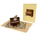 Carte pop-up piano