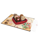Carte pop-up chocolat