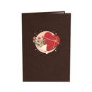 Carte pop-up chocolat