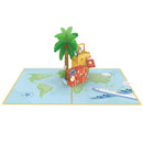 Carte pop-up Bon voyage