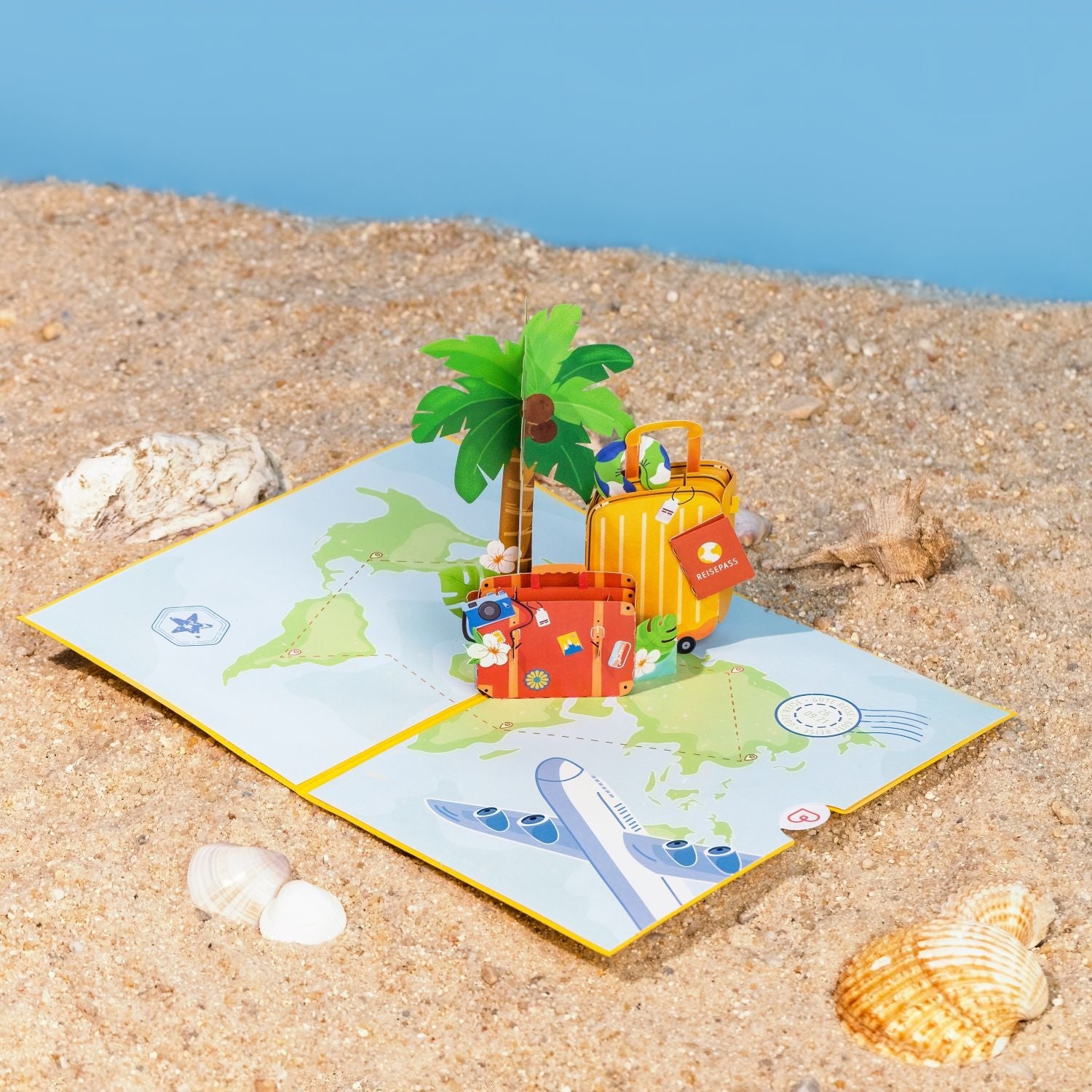 Carte pop-up Bon voyage