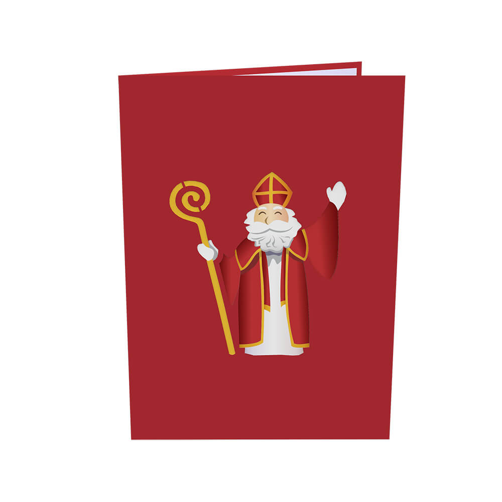 Carte pop-up du Père Noël