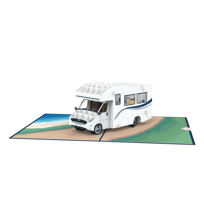 Carte pop-up camping-car